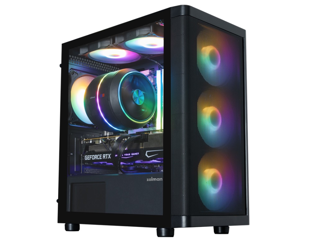 6基の120mm RGBファンを標準装備するミニタワーPCケース、ZALMAN「M4