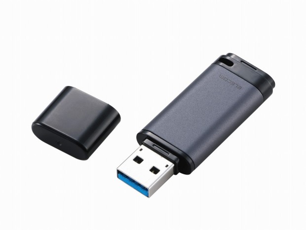エレコム、コネクタを保護するキャップ付き＆セキュリティソフト対応のUSBメモリ