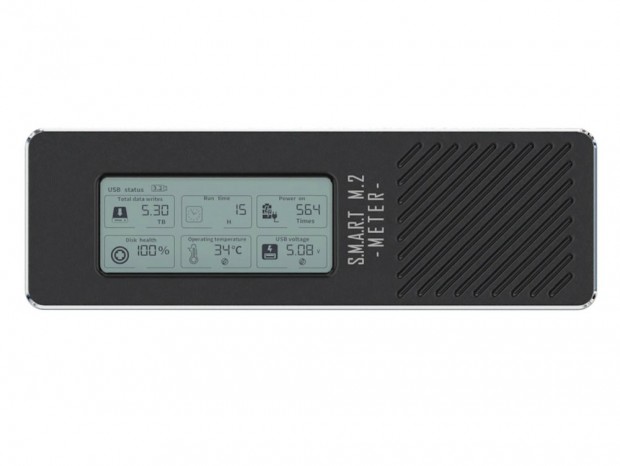 健康状態をリアルタイムに監視できるNVMe M.2 SSDケースがエアリアから発売