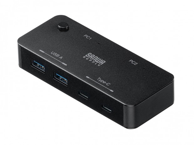 最大4台のUSB機器を共有できる、Type-A/C両対応のUSB切換器がサンワダイレクトから