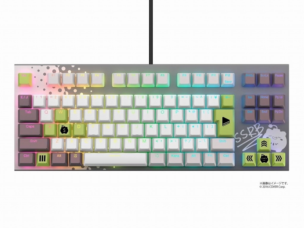 獅白ぼたん キーボード 今日のお買い得) 東プレと人気VTuberがコラボした「GX1 Keyboard 獅白