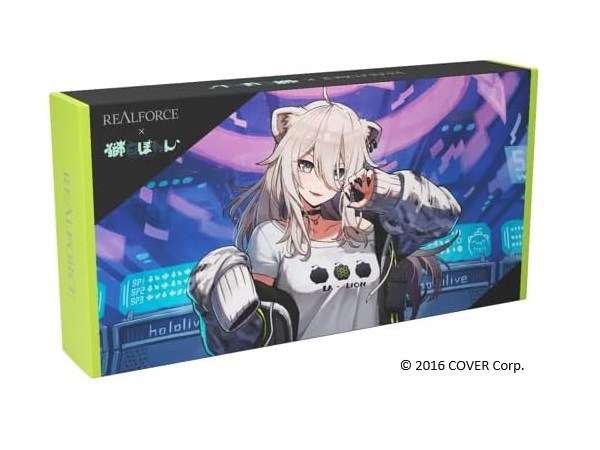 REALFORCE GX1 獅白ぼたん コラボ ホロライブ hololive ファンなら手に入れたい！人気ゲーミングキーボードとホロライブが