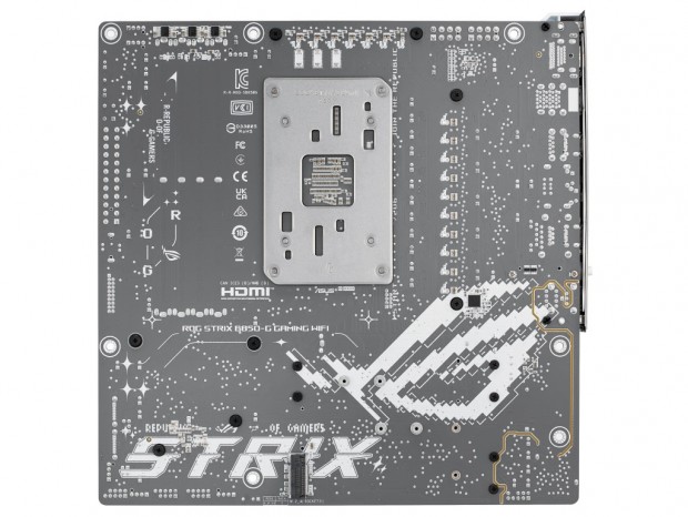 ASUS、ホワイト色のゲーミングMicroATXマザーボード「ROG STRIX B850-G
