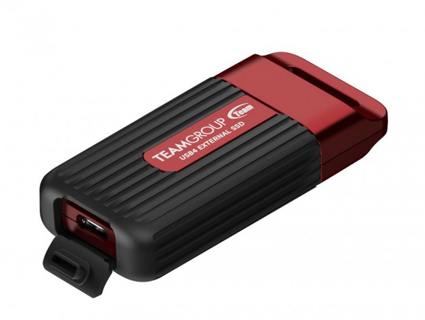 最大容量4TBで重量わずか22gのUSB4対応ポータブルSSD、Team「PD40 Mini」