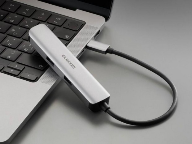 4K/60Hzディスプレイ出力やギガビットLAN対応のUSB Type-Cドッキングステーション