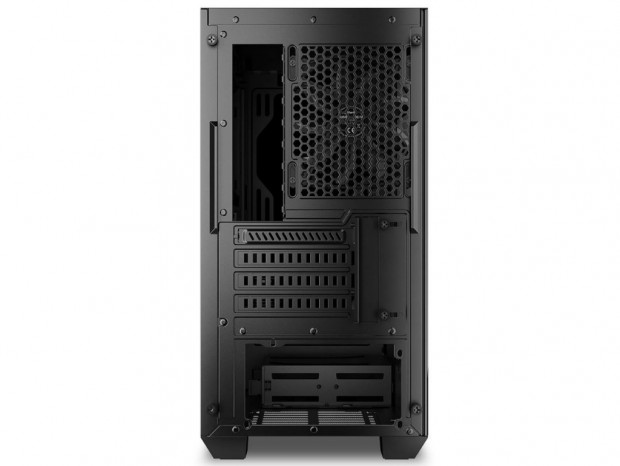 カーブARGB LEDストリップを搭載したミニタワーPCケース、Sharkoon「J1000 ARGB」