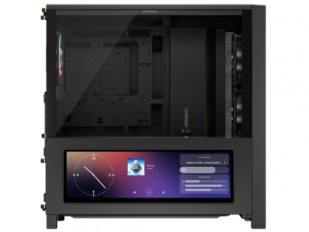 マルチタッチLCD搭載ミドルタワー、CORSAIR「FRAME 4000D LCD RS ARGB」国内発売決定