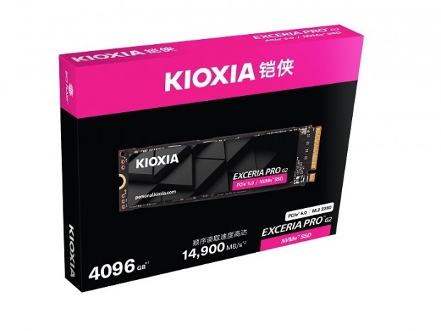最大14,900MB/sのコンシューマ向けPCIe 5.0 SSD、キオクシア「EXCERIA PRO G2 SSD」など2シリーズ