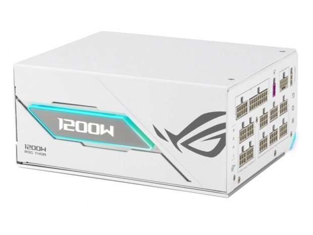 マグネット固定式OLEDを搭載するホワイトカラーの1,200W PLATINUM電源がASUS ROGから発売
