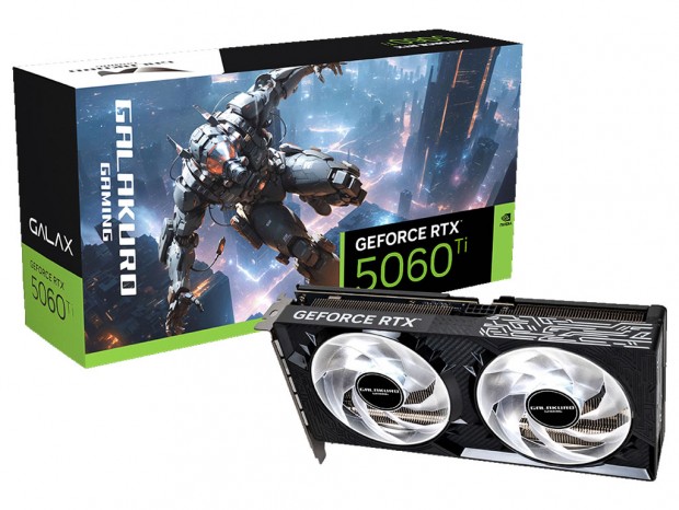 冷却性能を強化したGALAKURO GAMING製GeForce RTX 5060 Ti搭載カードを