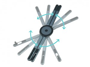 1台4役『カチカチ折りたたみPCスタンド』