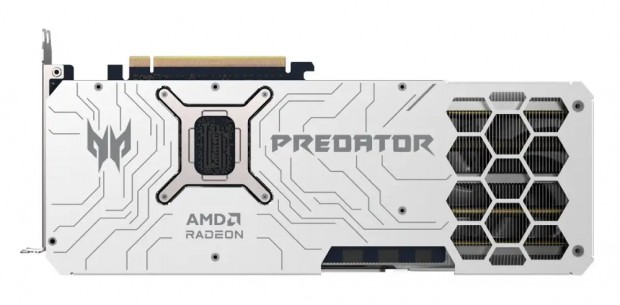 エイサー、FrostBlade 4.0ファン×3を搭載するホワイト色のRadeon RX
