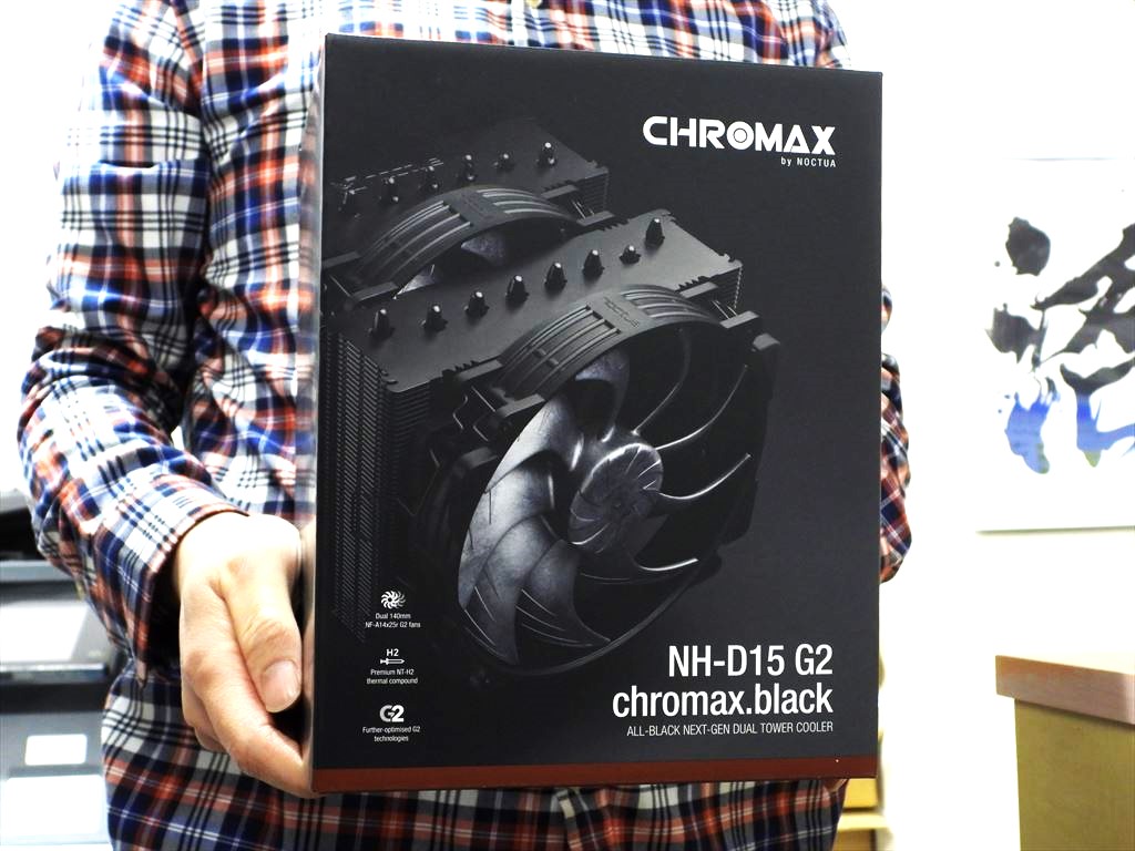 Noctua NH-D15 chromax.black CPUクーラー Noctua NH-D15 chromax.black chromax ブラックカラー ツインタワー