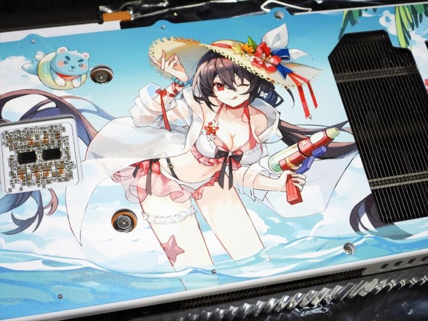 アキバ取材班）水着姿の美少女キャラクターをデザインしたGeForce RTX