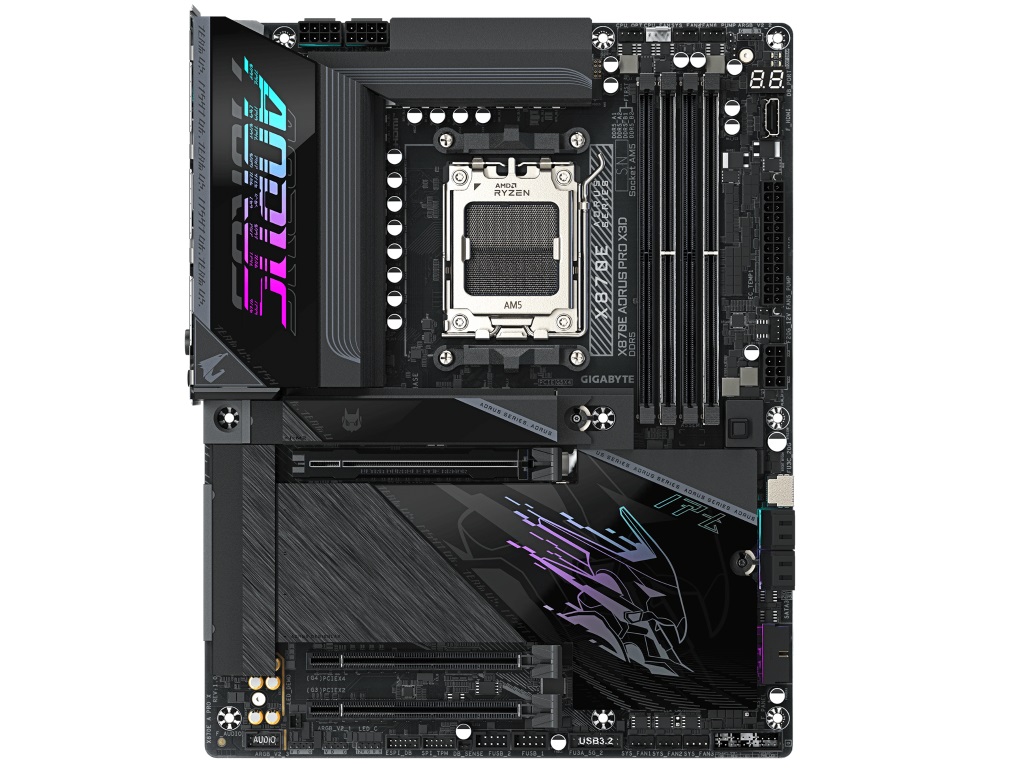 X3D Turbo Mode 2.0搭載のゲーミングマザーボード、GIGABYTE「X870E