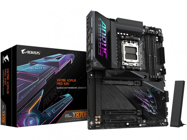 X3D Turbo Mode 2.0搭載のゲーミングマザーボード、GIGABYTE「X870E