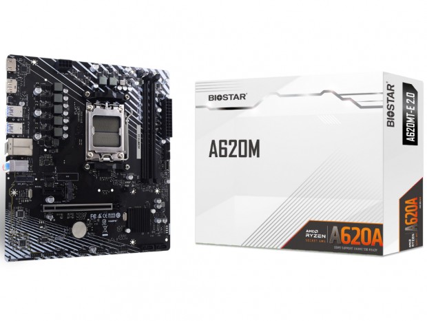 DDR5-8000対応のエントリーMicroATXマザーボード、BIOSTAR「A620MT-E