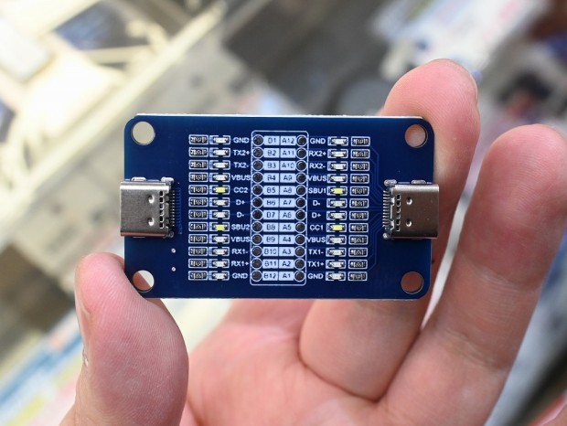 24pin対応Type-Cケーブル結線検出モジュールボード