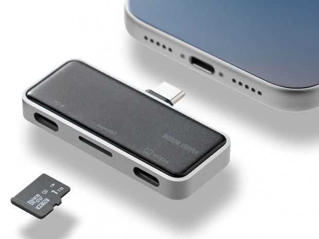 最大8Kの映像出力、PD充電、microSDカードリーダ機能を搭載した超小型