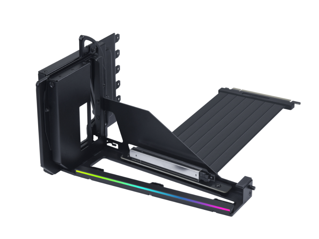 LIAN LI、ライザーケーブルが長くなったPCIe 5.0対応汎用VGA縦置き