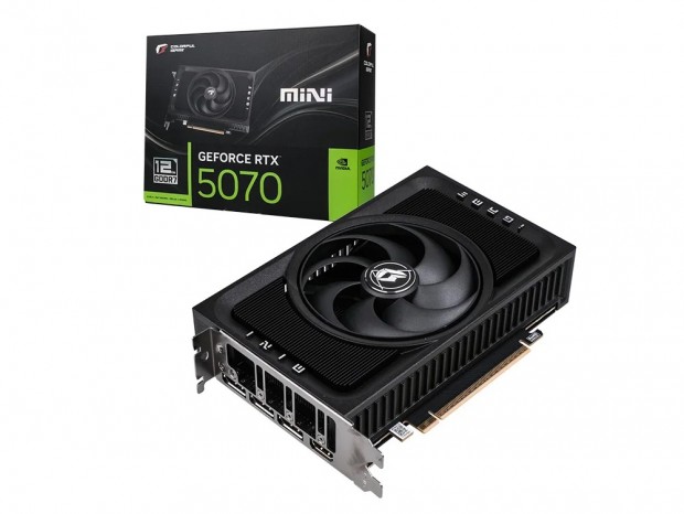 カード長180mmに抑えたコンパクトなGeForce RTX 5070がColorfulから