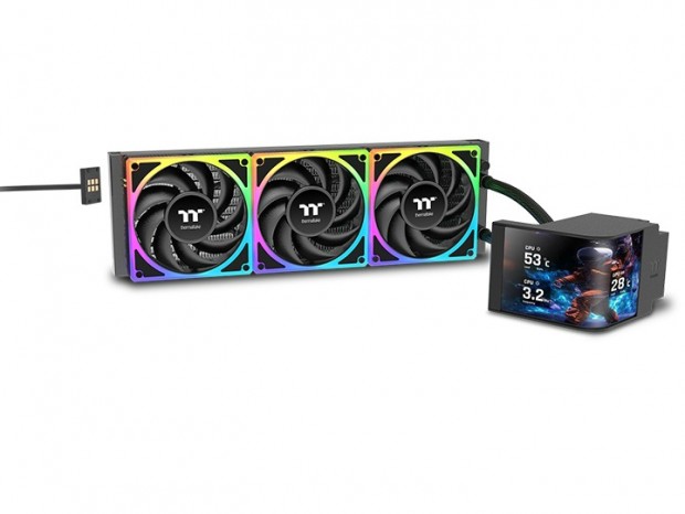 6.69型曲面AMOLED搭載360mmオールインワン型水冷ユニットがThermaltakeから