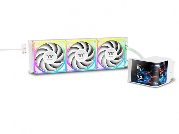 6.69型曲面AMOLED搭載360mmオールインワン型水冷ユニットがThermaltakeから