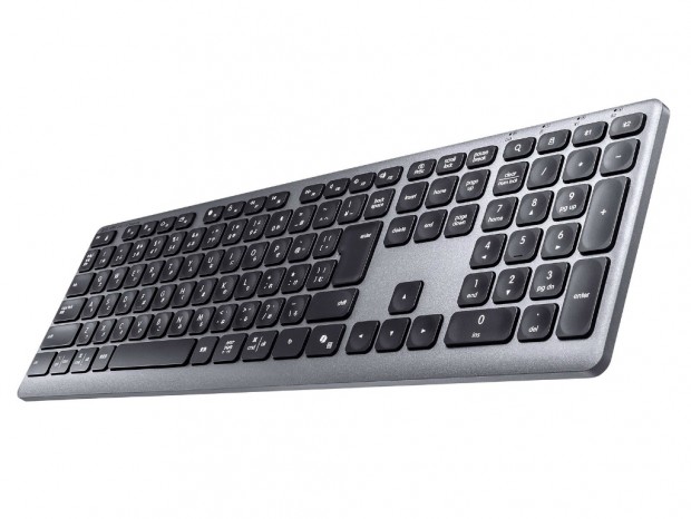 3台のマルチペアリングに対応するBluetooth＋2.4GHz対応ワイヤレスキーボード