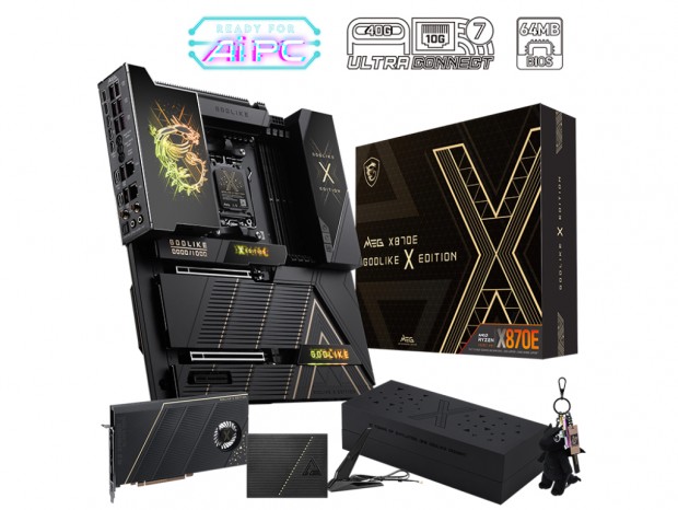 MSI、GODLIKE10周年を記念した数量限定モデル「MEG X870E GODLIKE X EDITION」発売