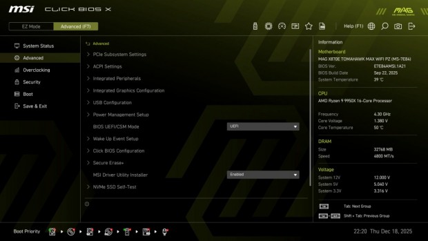 MAG X870MAG X870E TOMAHAWK MAX WIFI PZE TOMAHAWK MAX WIFI PZ