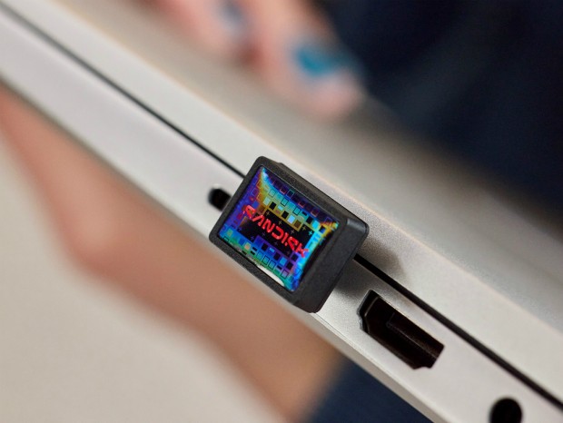 ノートPCやスマホに挿しっぱなしにできるType-C対応USBメモリ「SANDISK Extreme Fit USB-C」