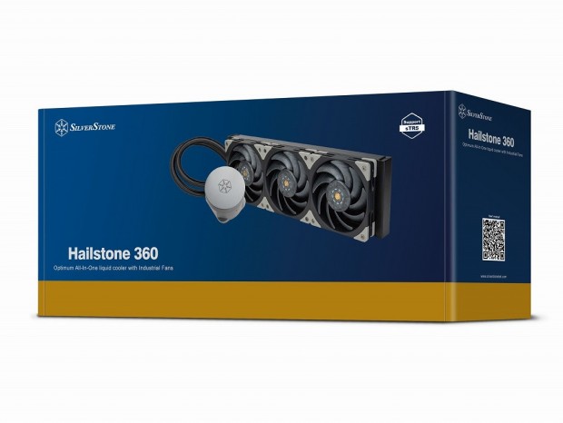 SilverStone、巨大銅製ベースとLCPブレードファン採用の360mm AIO水冷「Hailstone 360」