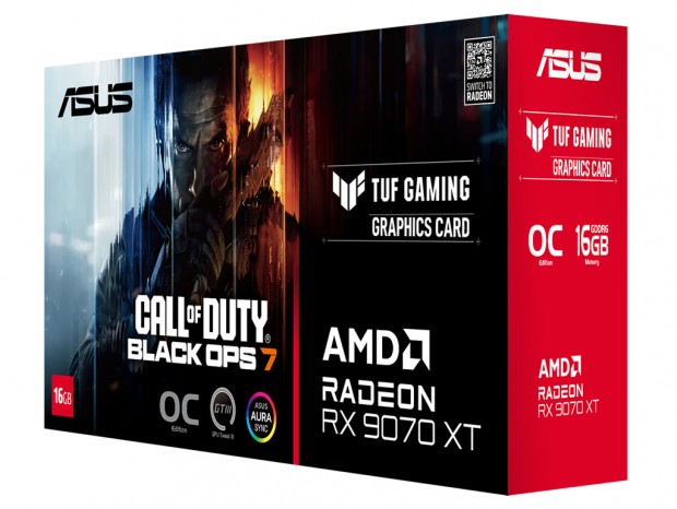 TUF Gaming Radeon RX 9070 XT COD BO7 Special Edition