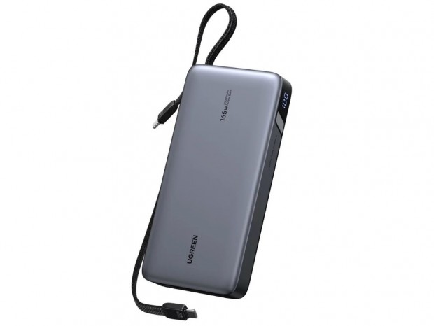 最大出力165W、4台のデバイスを同時充電できるモバイルバッテリがUGREENから