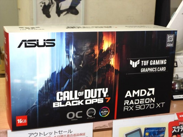 ASUS「TUF Gaming Radeon RX 9070 XT COD BO7 Special Edition」発売