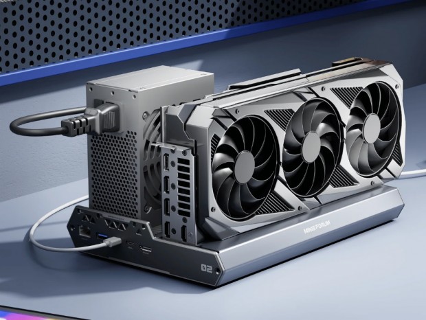Thunderbolt 5とOCulinkに対応する外付けGPUドック、MINISFORUM「DEG2」発売