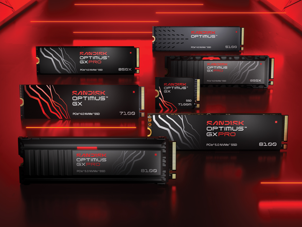 Sandisk、WD_BLACKおよびWD Blueを新ブランド「SANDISK Optimus」に