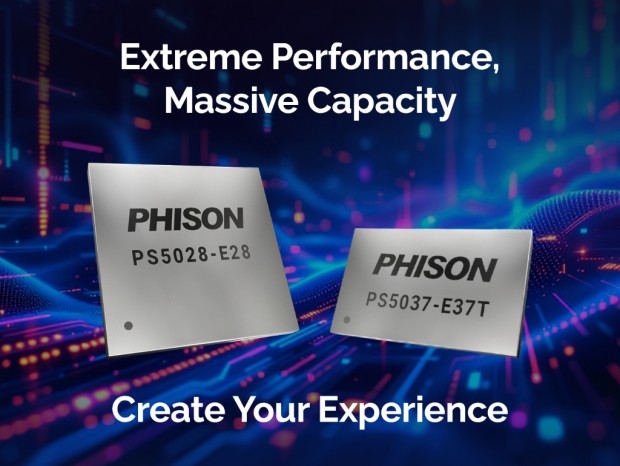 消費電力2.3W未満で最大14.7GB/sのPCIe 5.0コントローラ、Phison「E37T」