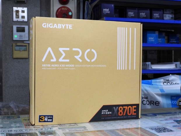 GIGABYTE「X870E AERO X3D WOOD」発売