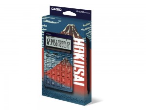 葛飾北斎の浮世絵をモチーフにした「スタイリッシュ電卓HOKUSAI」が