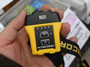 防止装着ハンズフリーライト NU11