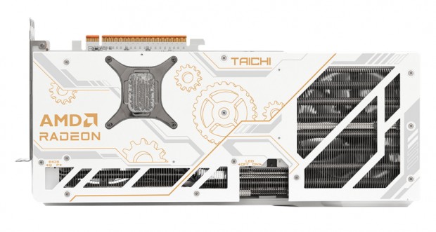 小型LCDを搭載したホワイトカラーのRadeon RX 9070 XT OCモデルが