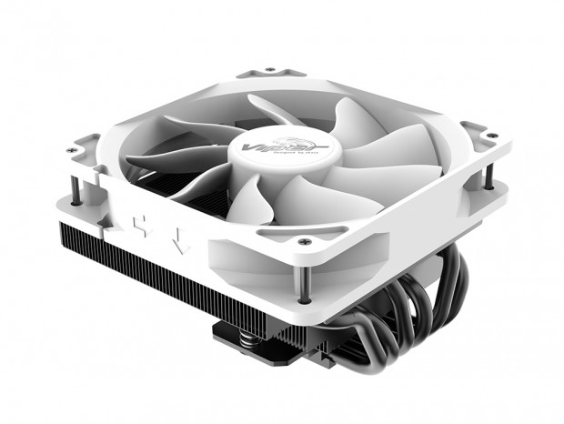 全高76mmでTDP165W対応のロープロファイルCPUクーラー、Akasa「Viper H6L M2」