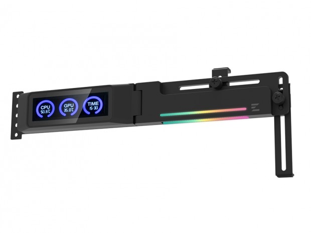 ZALMAN、CPU/GPU温度をリアルタイムに表示するLCD付きVGAホルダーを税込3,180円で発売