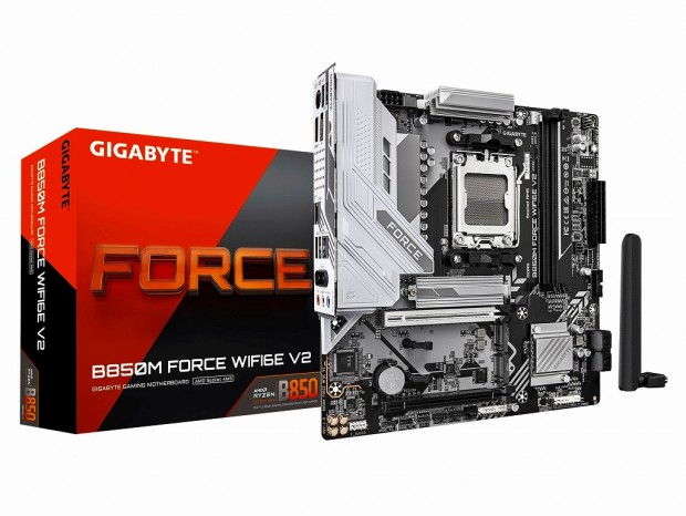 GIGABYTE、合計12フェーズ電源を備えたB850搭載MicroATXマザーボード「B850M FORCE WIFI6E V2」