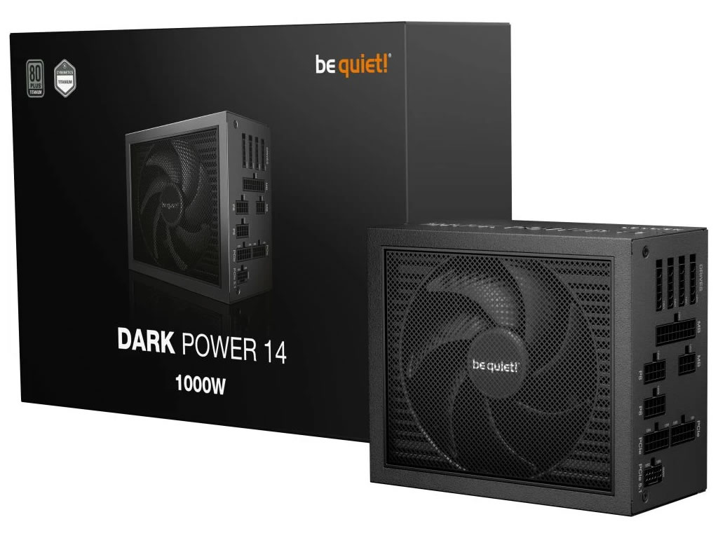 be quiet!、ATX 3.1準拠のTitanium認証フラッグシップ電源「DARK POWER