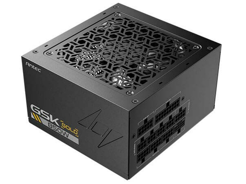 静音120mmファン搭載のフルモジュラーGOLD電源、Antec「GSK V2 ATX3.1