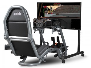 Round Tube Freestanding Single Monitor Stand