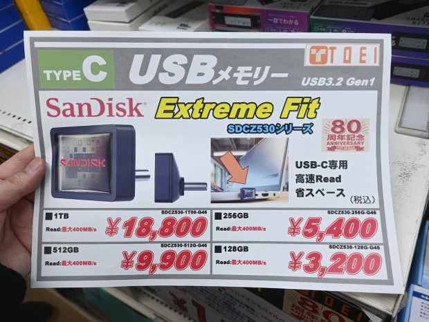 SANDISK Extreme Fit USB-C
