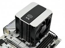 新境地ヒートパイプが”効く”！Cooler Masterの低価格デュアルファンクーラー「V4 Alpha 3DHP Black」検証